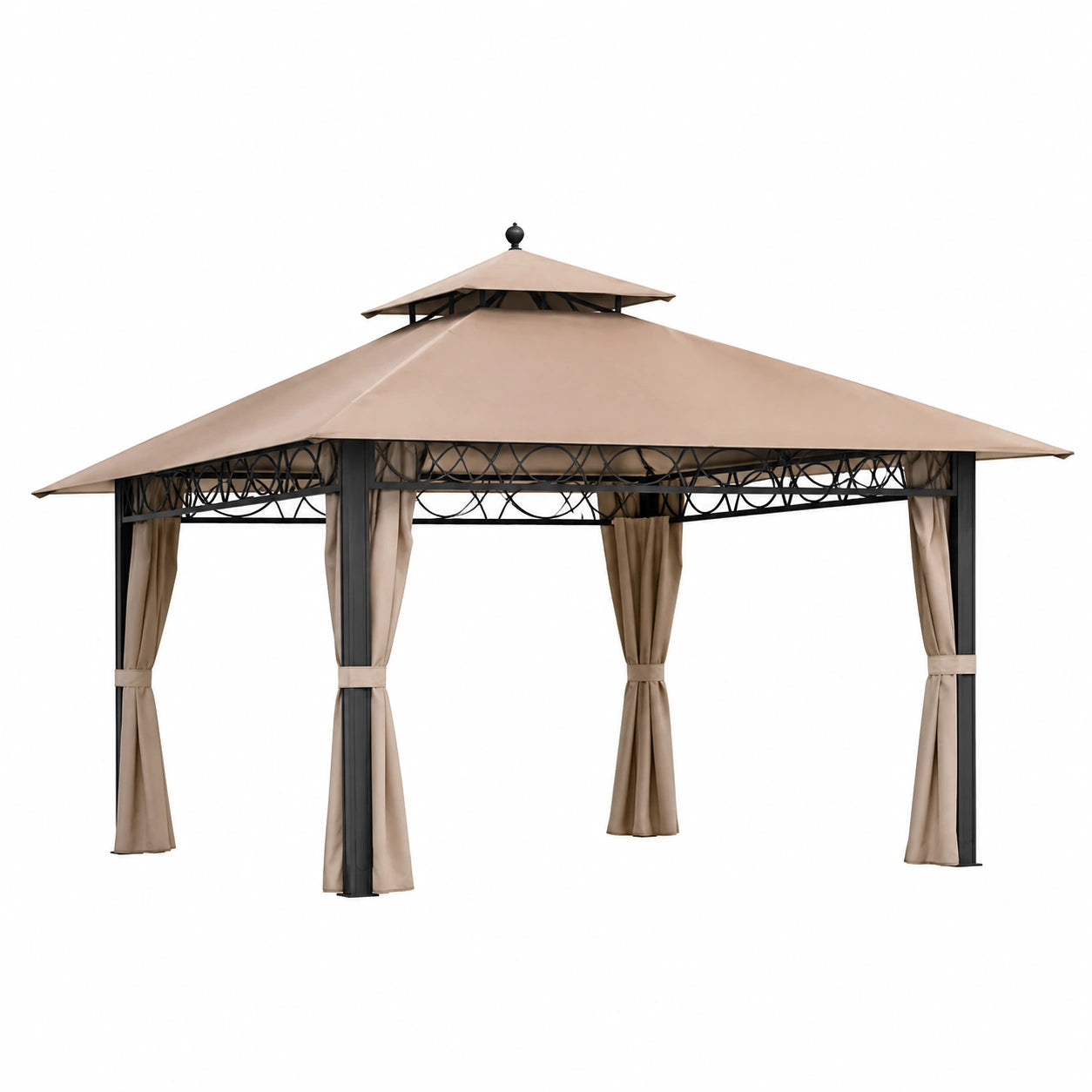 Copertura di Ricambio per Gazebo 3x3m Ecru con Ventilazione