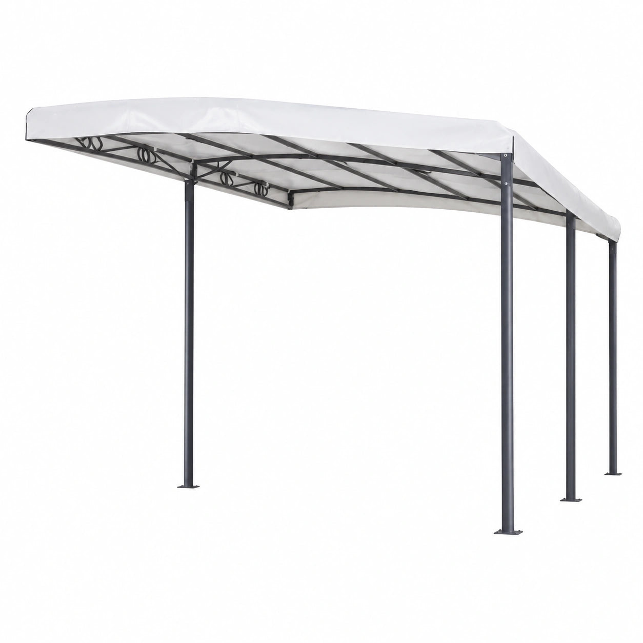 Gazebo in Metallo da Parete Minorca 3x4 MT per Giardino