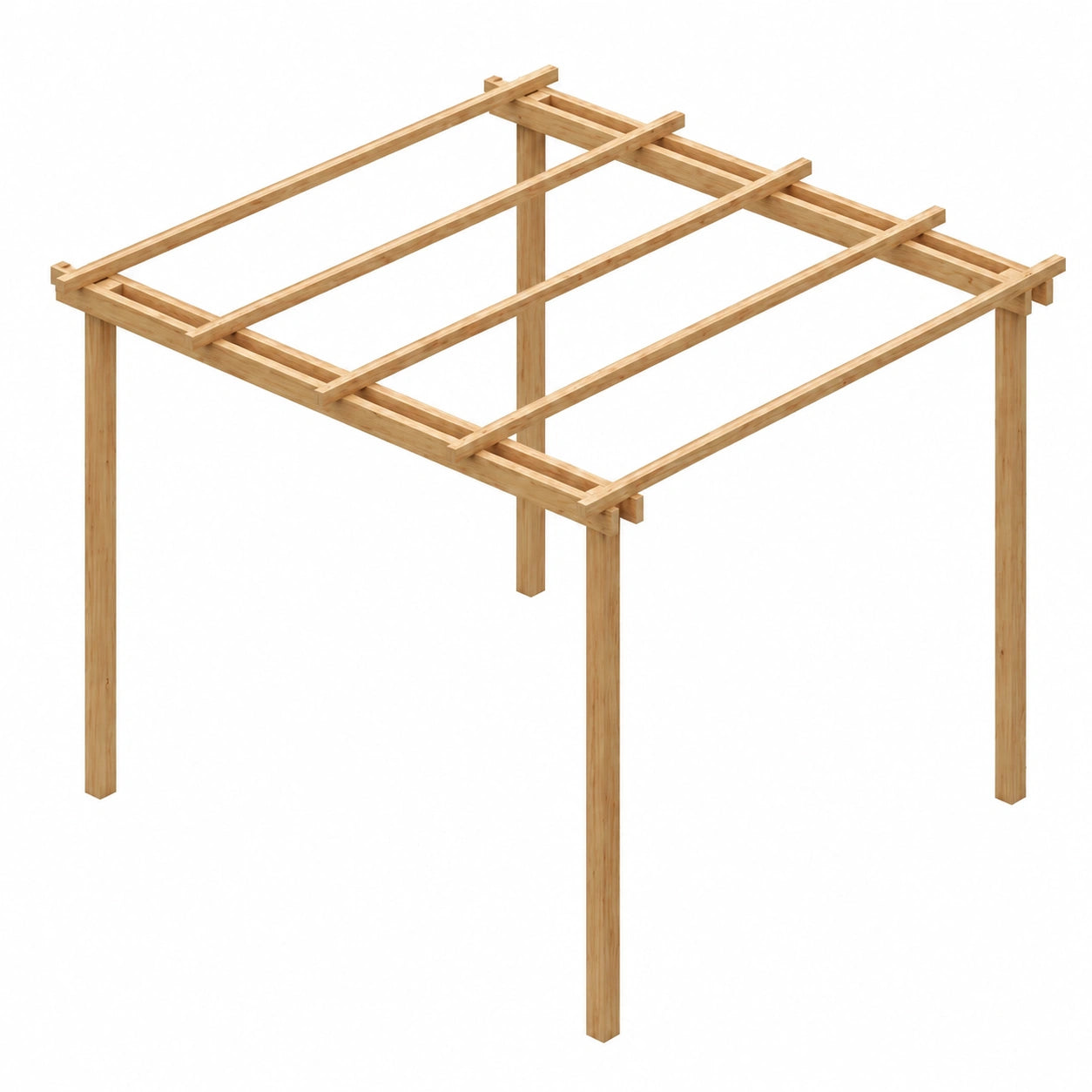 Gazebo da Giardino in Legno Trattato, 240x240 cm, Personalizzabile