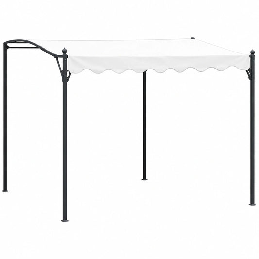 Gazebo in Ferro Verniciato 2x3m, Bianco, per Esterni