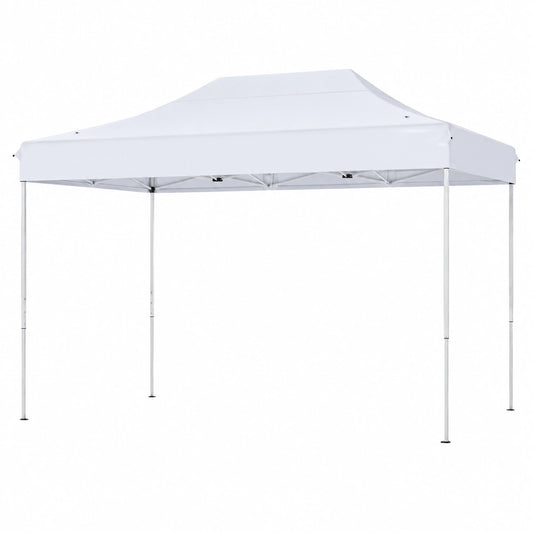 Tenda da Giardino Pieghevole 3x4,5m Impermeabile e Antivento con Borsa a Ruote